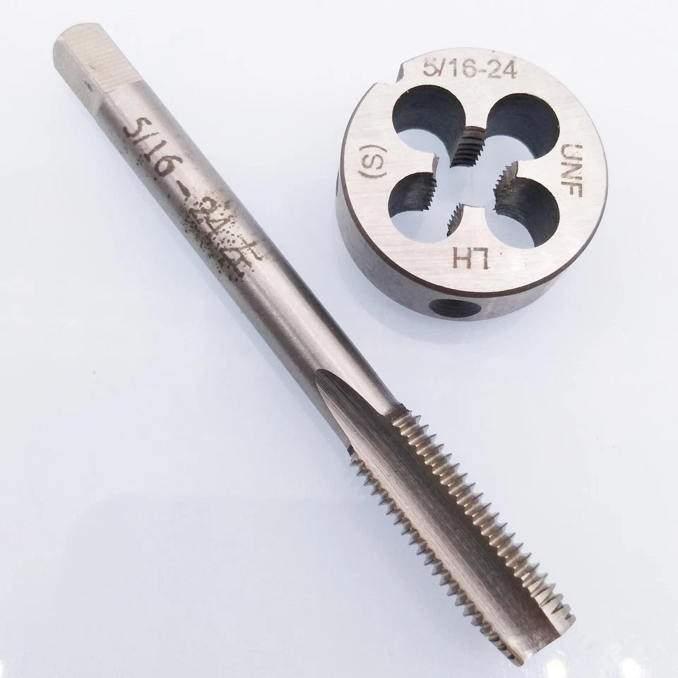 Us Stock Hss 5/16-24 Unf Tap & 5/16-24 Unf Die Left Hand