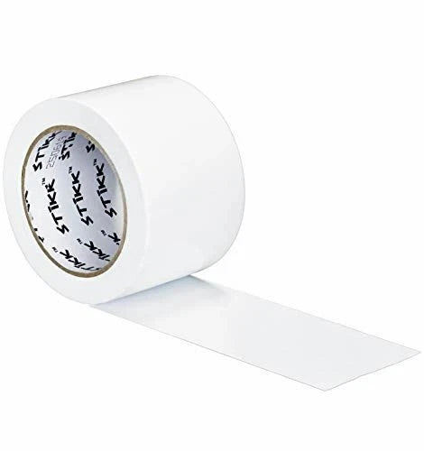 3" X 25yd 7.5 Mil Thick White Duct Tape Pe Coated Weather Resistant