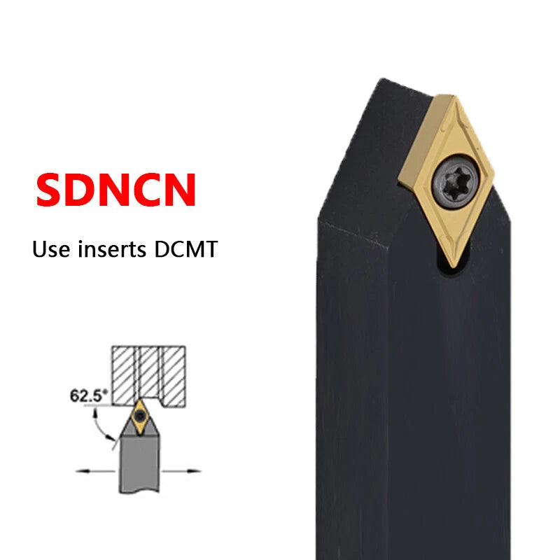 Sdncn 8mm 10mm 12mm 16mm 20mm 25mm Cnc Neutral Turning Tool Holder