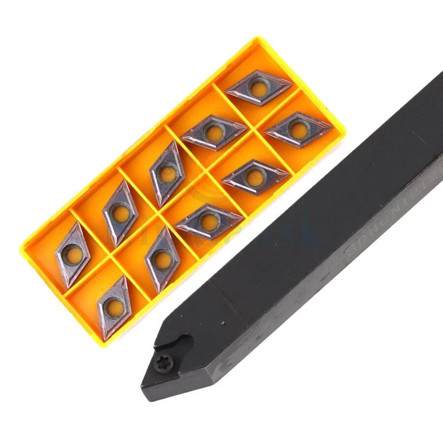 Sdncn 1212h11 12mm Cnc Lathe Neutral Turning Tool Holder + Dcmt32.51