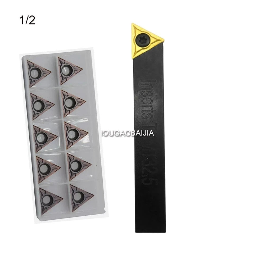 1/2 Cnc External Carbide Turning Holder + Tcmt16t304 Inserts