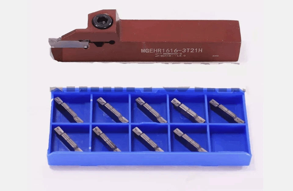 20mm Mgehr1616-3 Lathe Turning Tool Grooving Cutting Holder +