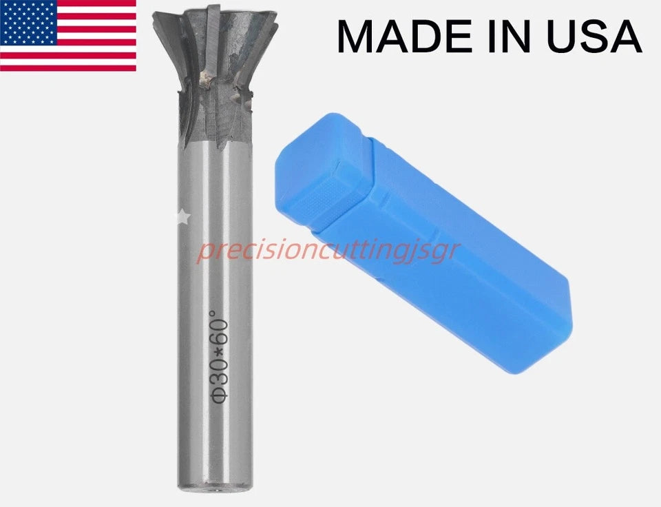 60° 30*100mm 6 Flute Dovetail Solid Carbide Slotting Milling Cutter