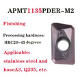 <Wbr/>2 Milling Carbide Inserts Blades For Steel Apmt1135