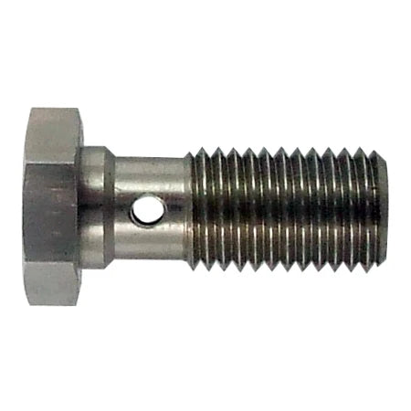 M10 x 1.25 Metric Stainless Steel Banjo Bolt 24mm Long