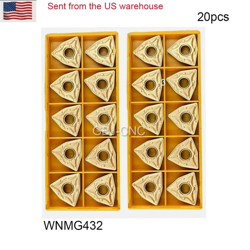 Wnmg432 Carbide Inserts For Cnc Lathe Tool Handle Mwlnr 08