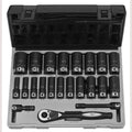 Grey Pneumatic 82622d 1/2" Dr. Fractional Deep Duo-socket Set - 6 Pt
