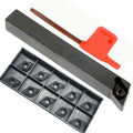Sdqcl1212h11 12mm Lathe External Turn Tool Holder + Dcmt11t304-sm