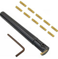 5 Boring Bar Grooving Holder Lathe Cutting Tool 16mm + 10* Mgmn150-g