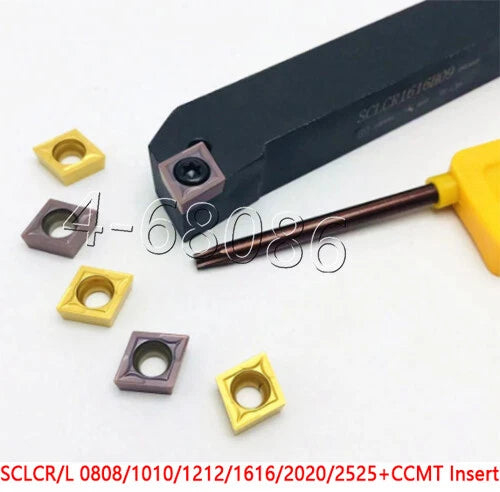 Ccmt09t304 Ccmt32 Carbide Insert+ Sclcr1212h09 12*100 Lathe Tool Turn