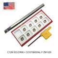 Solid Carbide C12m-sclcr06 Indexable Lathe Boring Bar 12 Mm Shank +