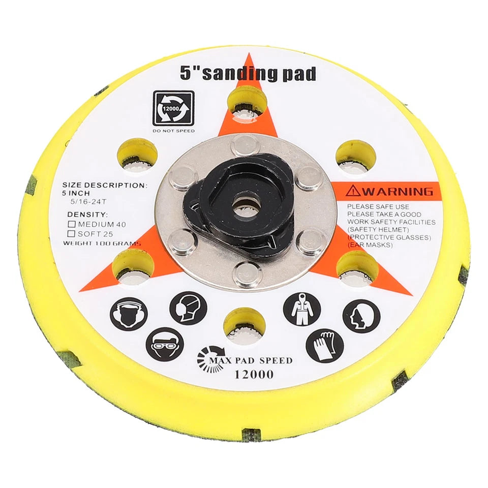 12000rpm Sanding Pad 125mm Dual Function Medium | Built Supply Co