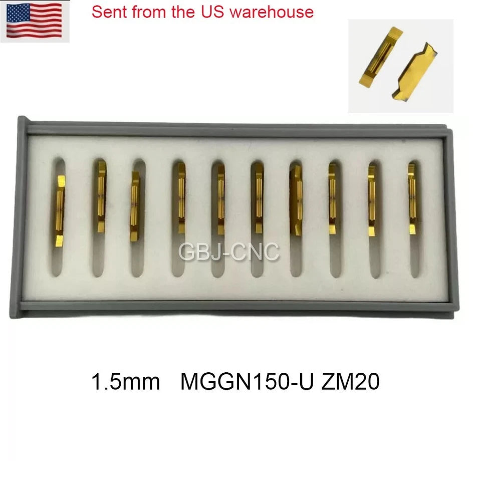Mggn150 Carbide Insert 1.5mm Cut Off Grooving Blade For Mgehr/mgivr