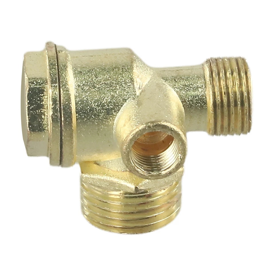 3-port Air Compressor Check Valve Zinc Alloy Male | Built Supply Co