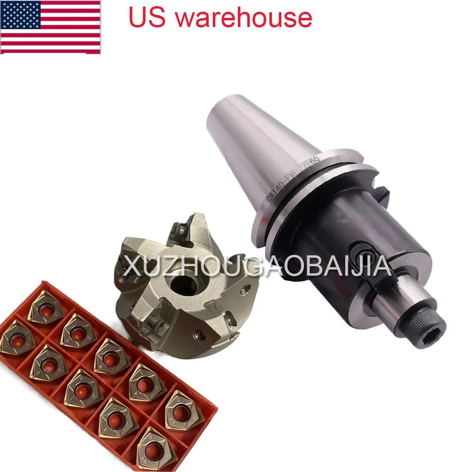 Cat40 Fmb22 Arbor Mfwn90 63-22-4t Face End Mill Shell Cutter +