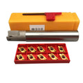 Bap400r C25-25-150 Cnc Milling Cutter Arbor With Apmt1604 Carbide
