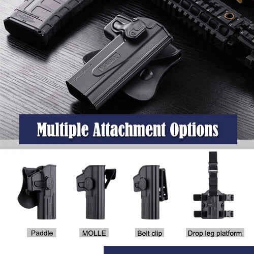 360 Degrees Rotation Pistol Gun Tactical Paddle Holster Am-p320fs