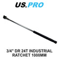Us Pro 40" 1000mm 3/4 Dr 24t Quick Release Ratchet 4159