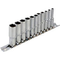 1/4" Metric Deep Socket Set (4-13mm) On Rail Cr-v Lifetime Warranty