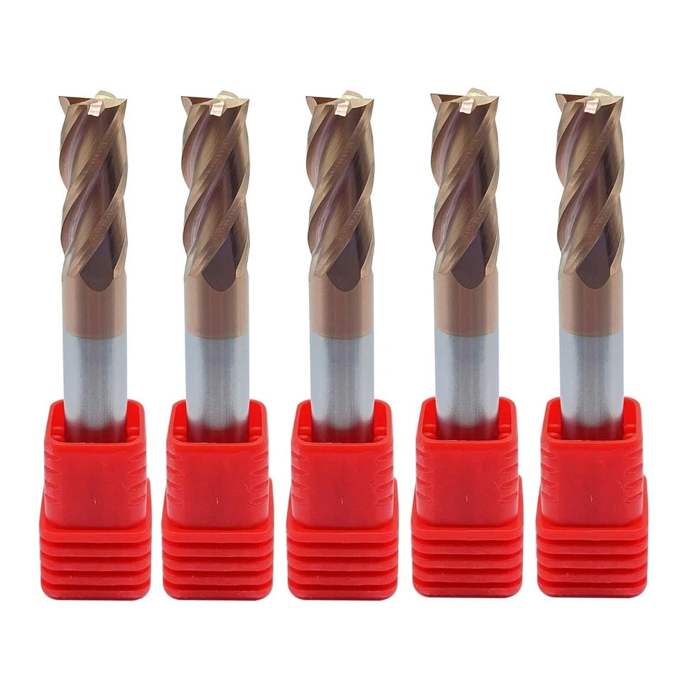 Solid Carbide End Mill Hrc55d10x75 -4f 10mm Diameter Cnc Milling