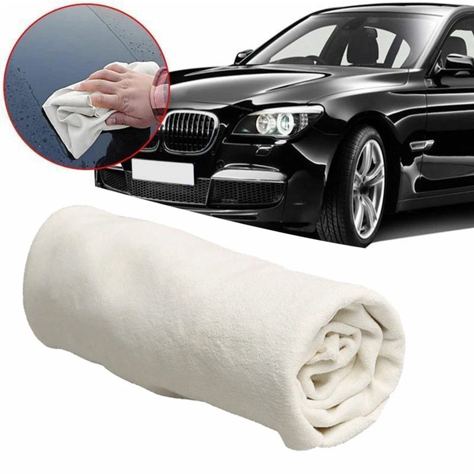 Natural Chamois Leather Car Cleaning Cloth Washing