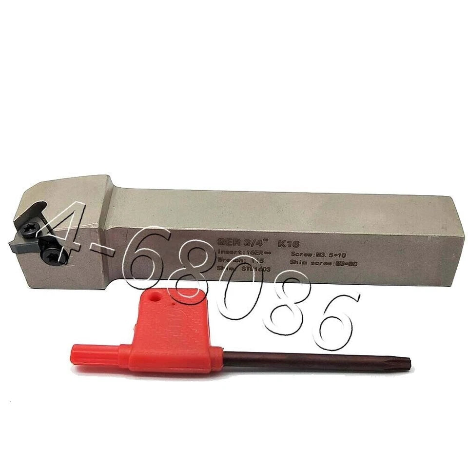 Ser 3/4"k16 19x125mm Lathe Turning Tool Holder Inch Holder For 16er