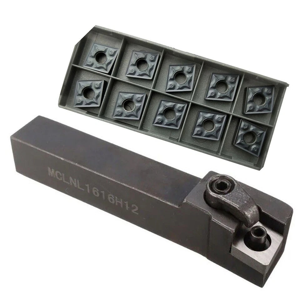 16mm Mclnl1616h12 Lathe Carbide Turning Tool Holder + Cnmg120408-tf