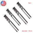 Metal Ceramic End 16*50*100-4f 16mm Diameter Cnc Milling Cutter Bit