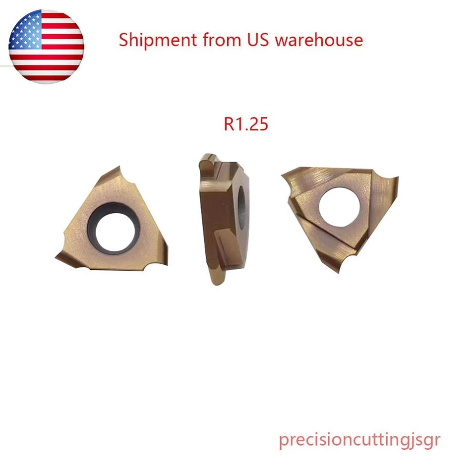 Semicircle Tgf32r-r1.25 Carbide Grooving Inserts Shallow Grooving