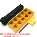 Sel 2020k16 Left Hand 20mm Lathe Turn Holder +Mmt16ir Ag60 Thread