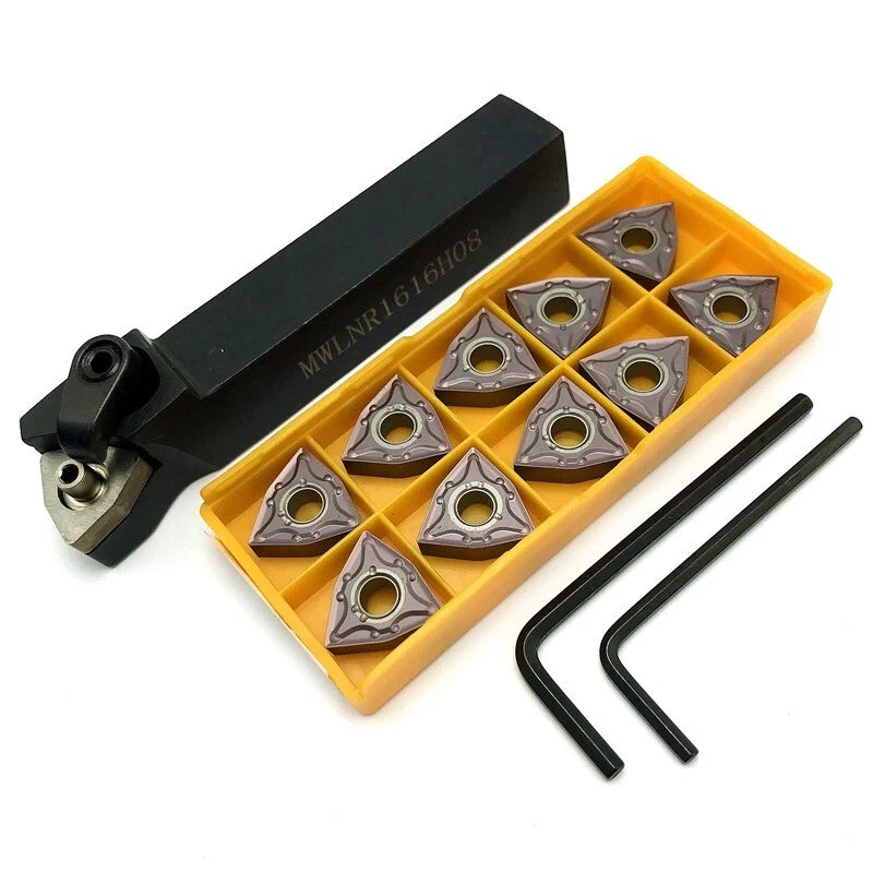 New Holder + Wnmg432 Wnmg080408 Carbide Inserts Mwlnr1616h08 Lathe