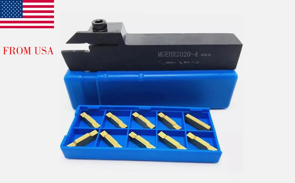 20mm Mgehr-4 Grooving Turning Holder + Mgmn400-m 4mm Carbide Insert