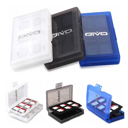 Pp 24 In 1 Game Card Storage Protective Hard Case Box For Nintendo