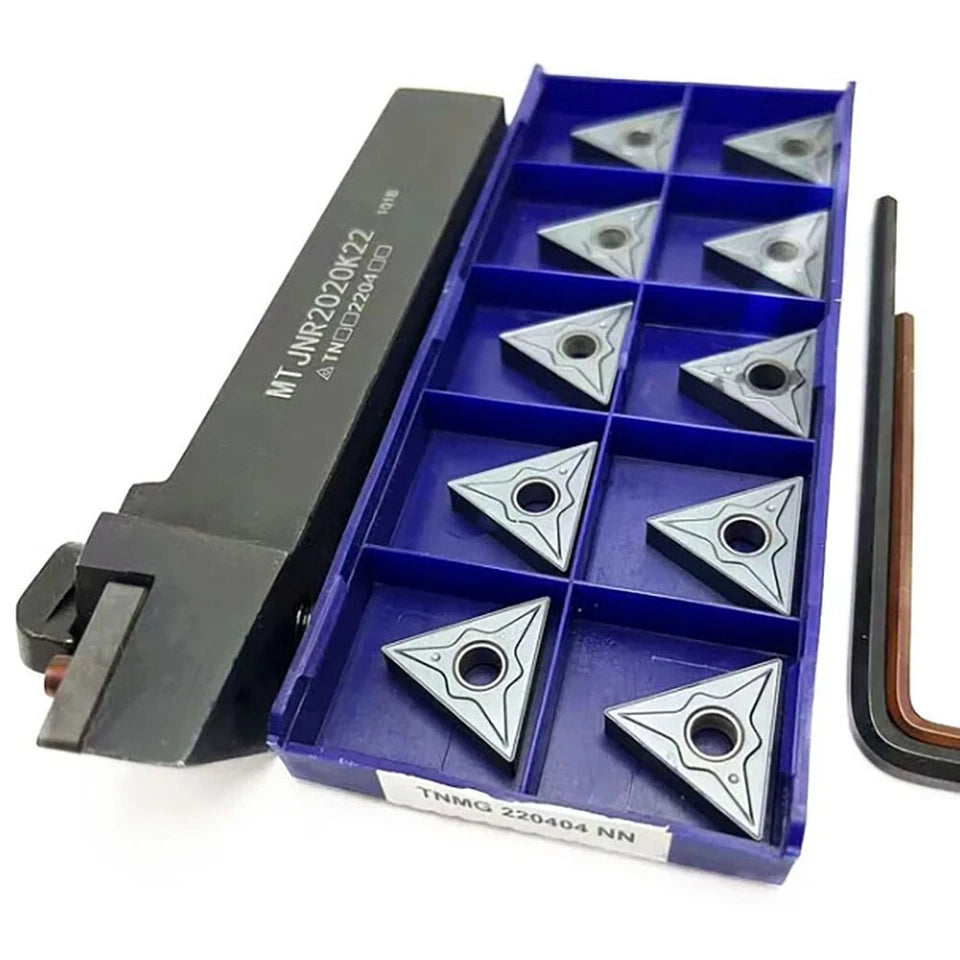 Mtjnr2020k22 Cnc Lathe Turning Tool Holder + Tnmg220404 Nn Carbide