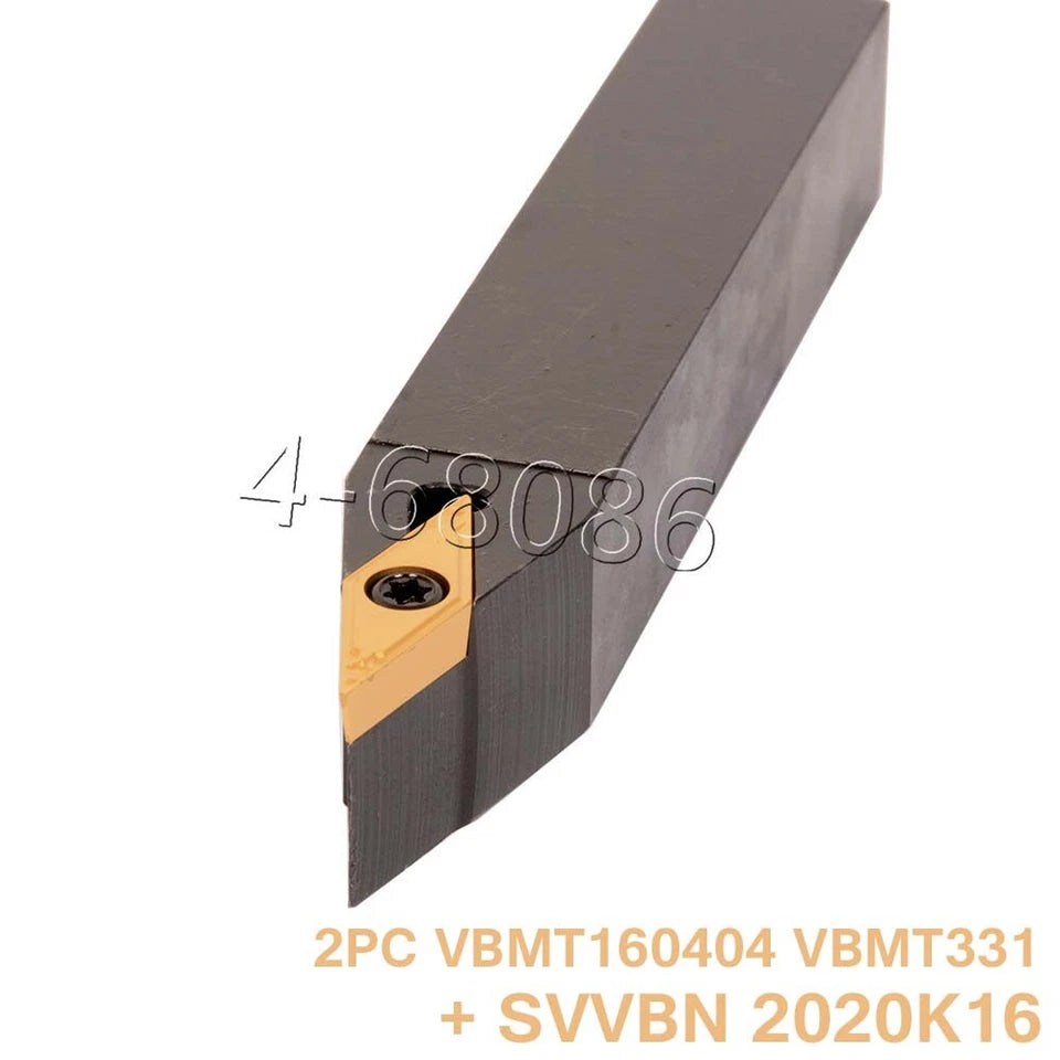 Cnc Lathe Tool Holder Svvbn 2020k16 20mm + Vbmt160404 Hq Carbide