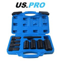 Us Pro 1/2 Dr Impact Locking Wheel Nut Socket Set 3374