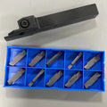 10× Mgmn300-m Carbide Insert & Mgehr1212-3 Parting Off Turning Holder