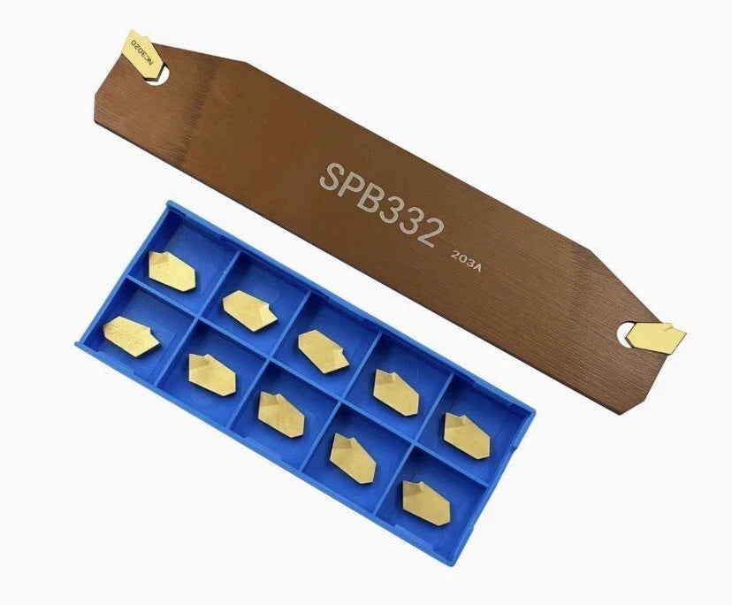 Spb32 -3 Blade Slotting Tool + 3mm Gtn Grooving Cut-off Carbide