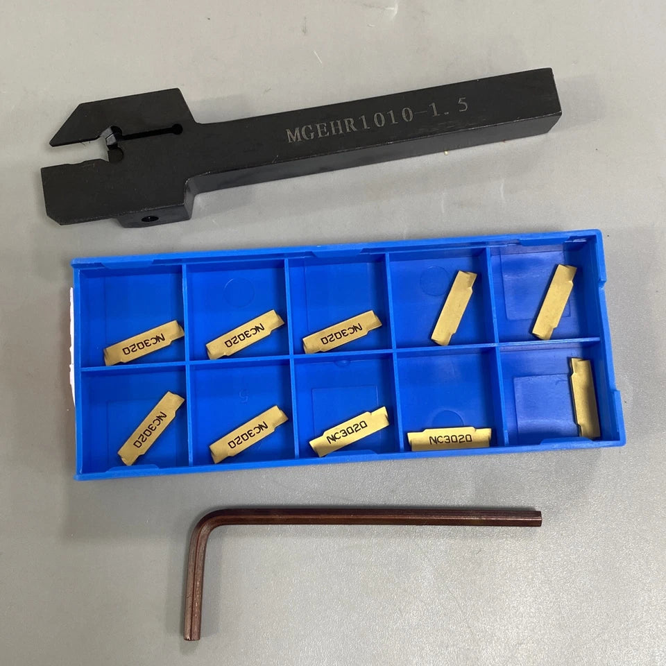5 + 1.5mm Carbide Insert External Slot Groove Turning Tool Holder