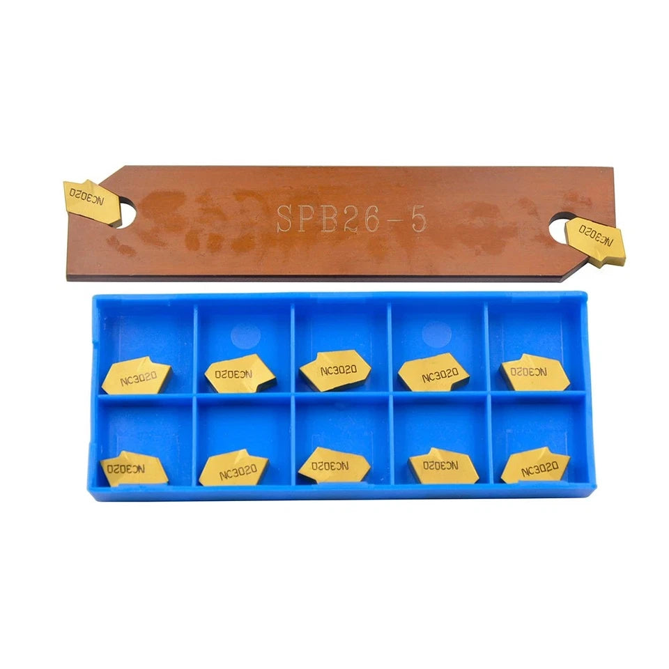 Blade Slotting Tool + 5mm Gtn Grooving Cut-off Carbide Inserts