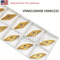 New Vnmg332 Vnmg160408-ma Tin Insert Carbide Insert Turning Golden