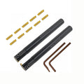 5 Partting Grooving Cut-off Tool Holder + Mgmn150-g Grooving Inserts