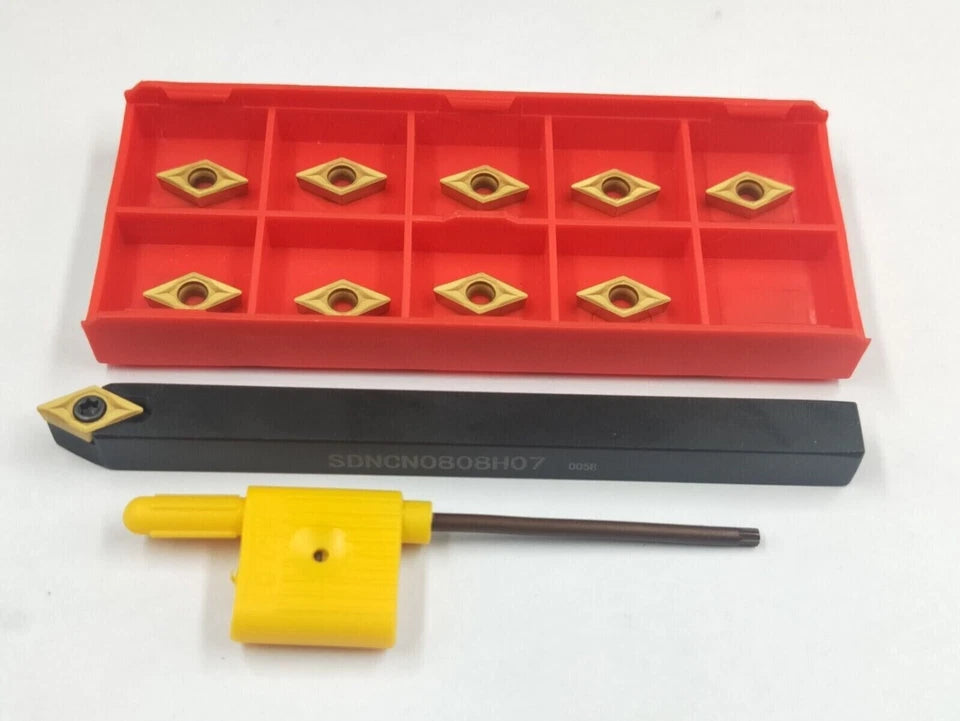 Sdncn 0808k07 8mm Lathe External Turning Tool Holder +10* Dcmt070204