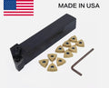 25x150mm Long Mwlnr Lathe Turning Holder + Wnmg080408 Carbide Inserts