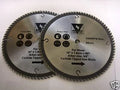2 10" Neiko Circular Table Miter Saw Blades Carbide 80t