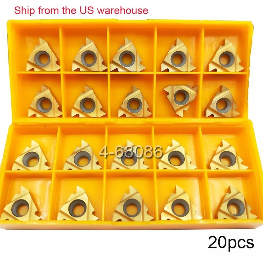 16ir 3/8 Ag60 Lathe Thread Insert Carbide Insert Bit For Steel Snr