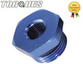 AN -6 (AN6 -06) ORB Hex Head Port Plug O ring Boss + 1/8" NPT Port Gauge Adapter