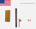 3/4"shank 10" Long Lathe Indexable Boring Bar S12-sclcr09 +10* Ccmt09