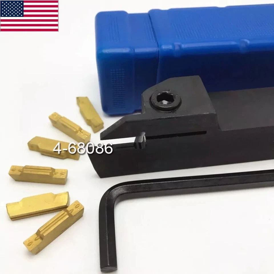 Lathe Turning Tool Holder+ Mgmn400 4mm Carbide Insert Cutting Insert