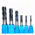 Solid Carbide End Mill 4 Flute Tialn Coated. Micrograin Carbide. Slot